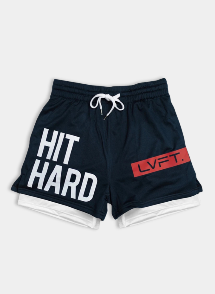 Eljointo Summer 2-in-1 Men's Running Shorts