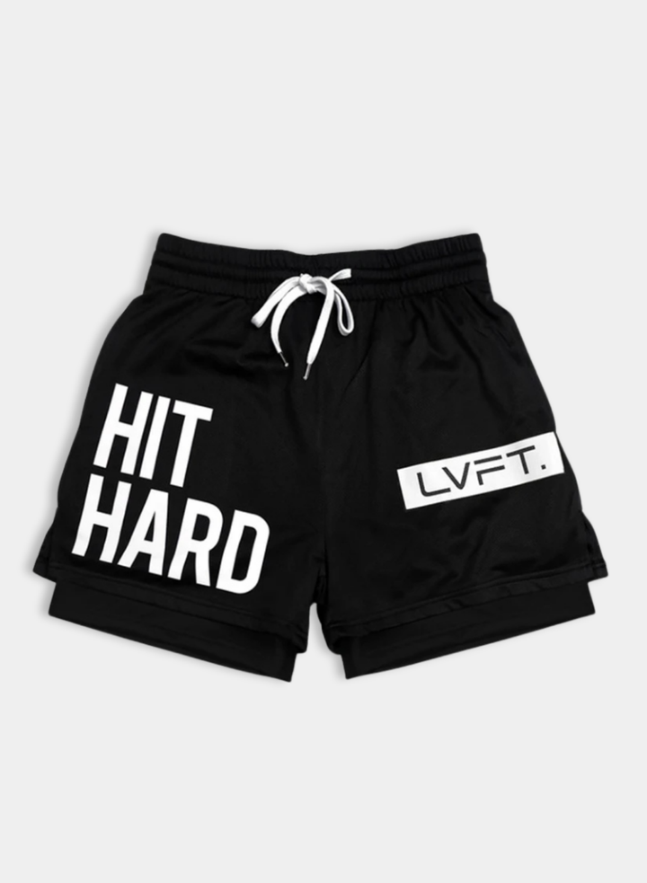 Eljointo Summer 2-in-1 Men's Running Shorts