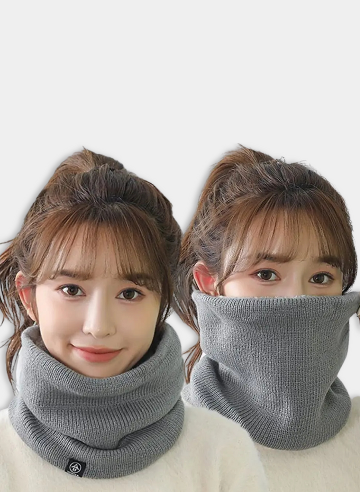 Outdoor Winter Soft Knit Neck Warmer & Face Mask