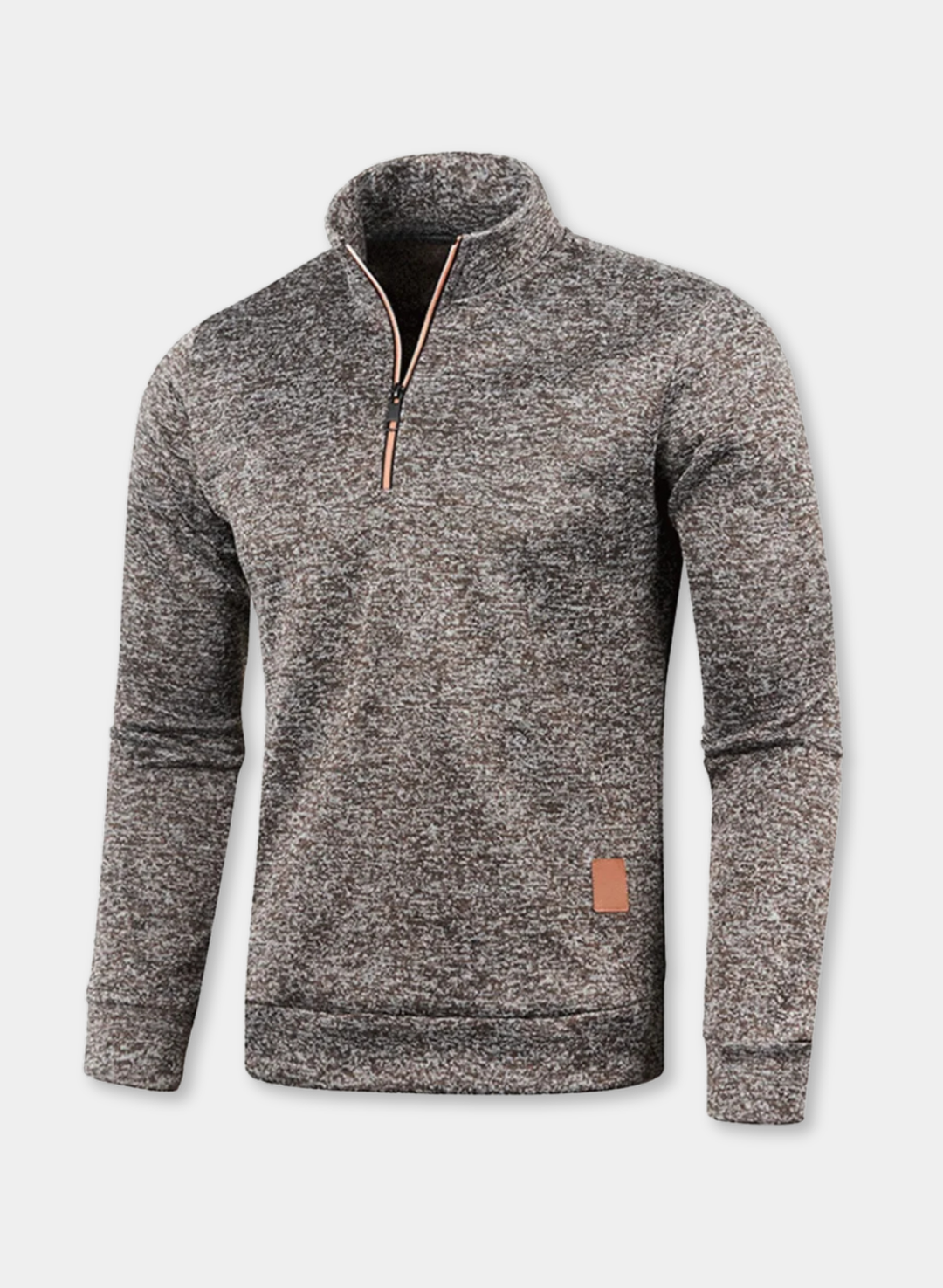 Men's Turtleneck Half-Zip Sweatshirt