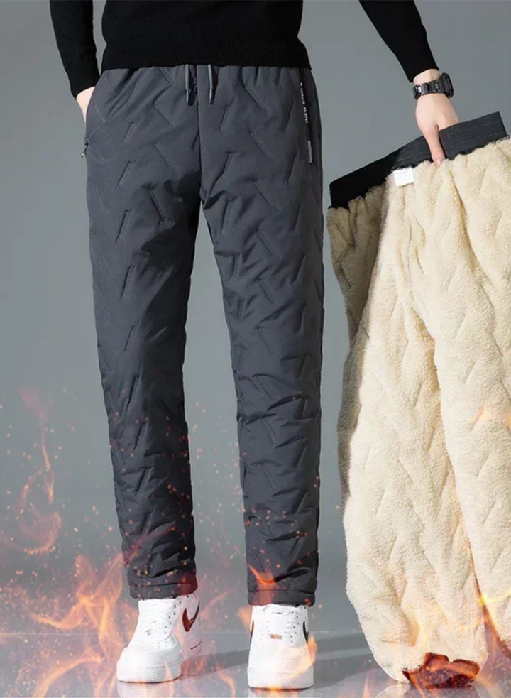 Men's Winter Fleece-Lined Waterproof Joggers