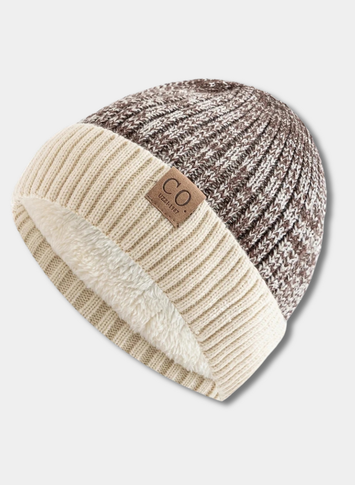 LuxFur Unisex Two-Tone Thermal Hat