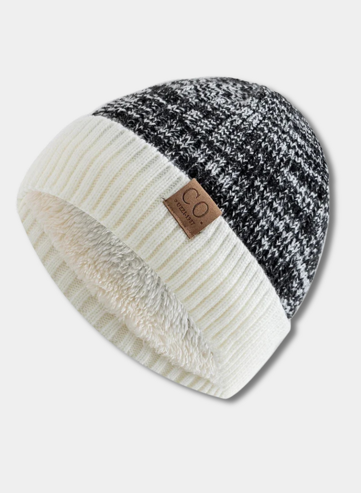 LuxFur Unisex Two-Tone Thermal Hat
