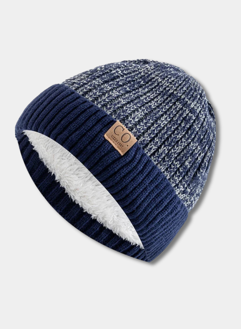 LuxFur Unisex Two-Tone Thermal Hat