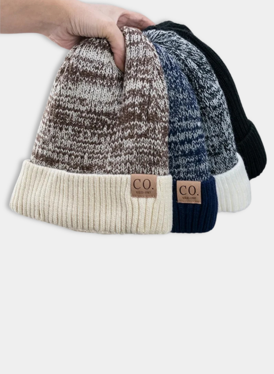 LuxFur Unisex Two-Tone Thermal Hat