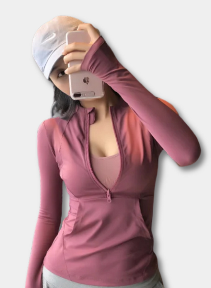 Women's Quick-Dry Sport Jacket with Thumbholes