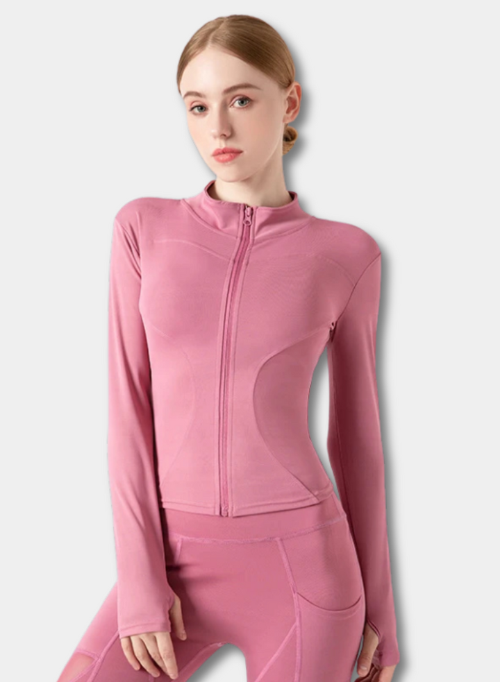 Women's Quick-Dry Sport Jacket with Thumbholes