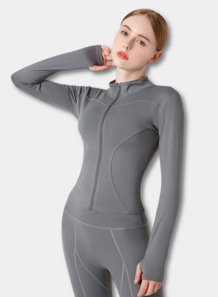 Women's Quick-Dry Sport Jacket with Thumbholes