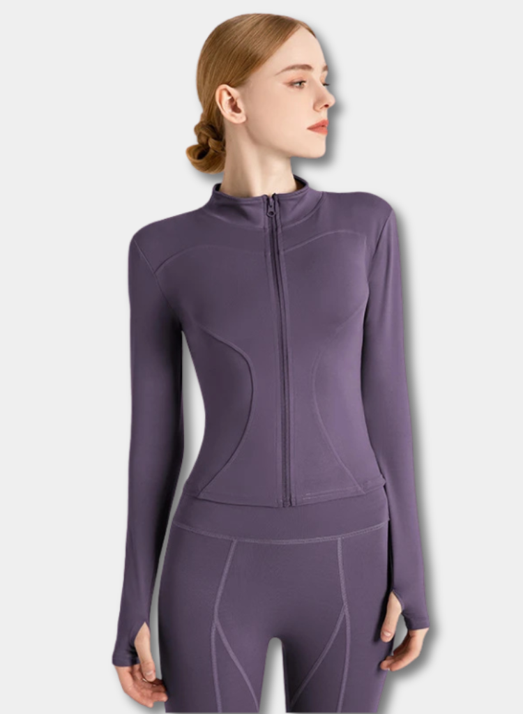 Women's Quick-Dry Sport Jacket with Thumbholes